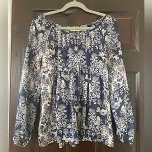 Princess Vera Wang Floral Blouse Size Medium